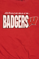 Vintage Wisconsin Badgers Red Starter Sweatshirt (1990s)