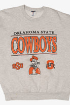 Vintage Light Gray Oklahoma State Cowboys Sweatshirt (1990s)
