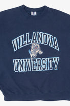 Vintage Navy Blue Villanova University Wildcat Sweatshirt (1990s)