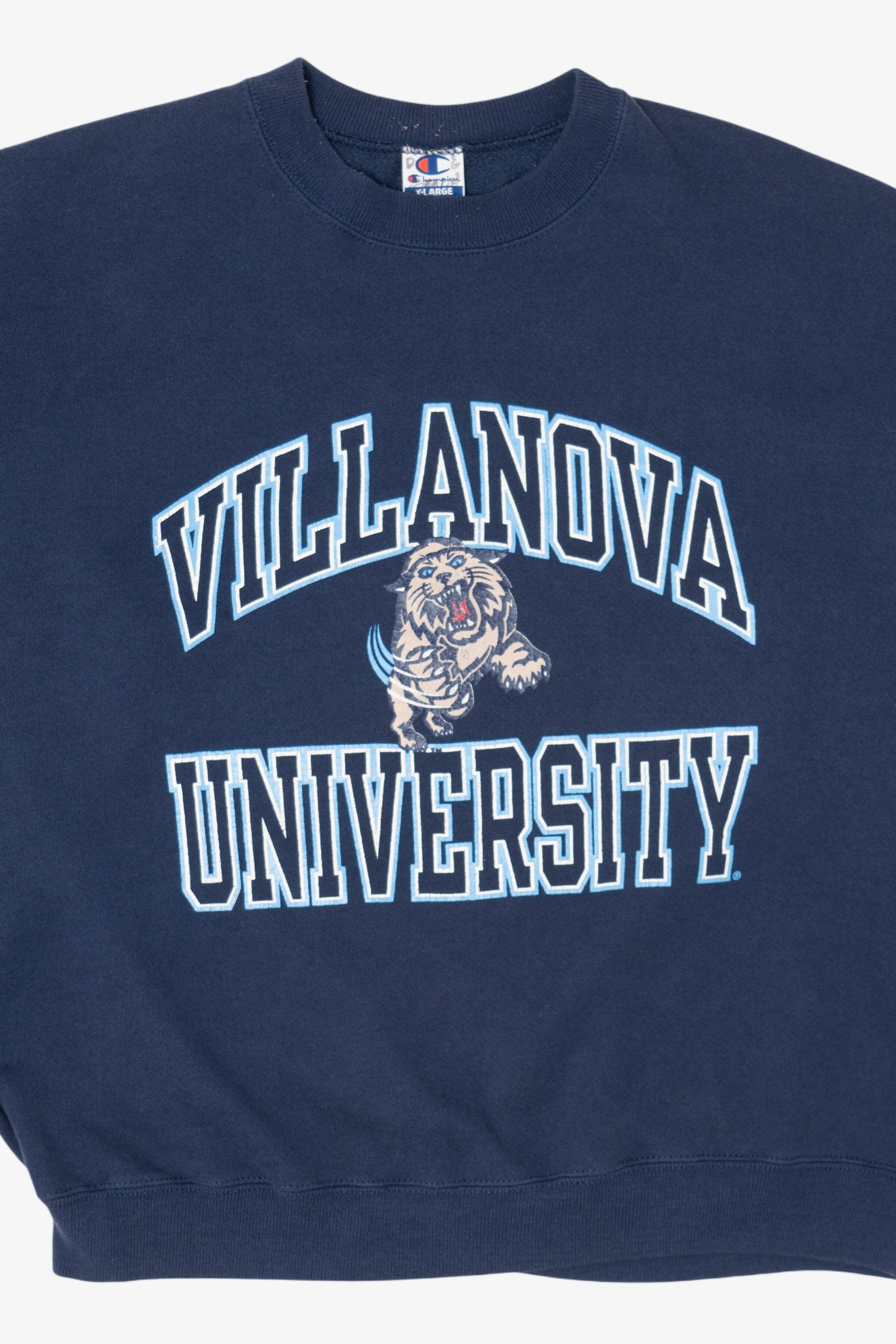 Vintage Navy Blue Villanova University Wildcat Sweatshirt (1990s)
