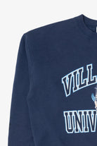 Vintage Navy Blue Villanova University Wildcat Sweatshirt (1990s)