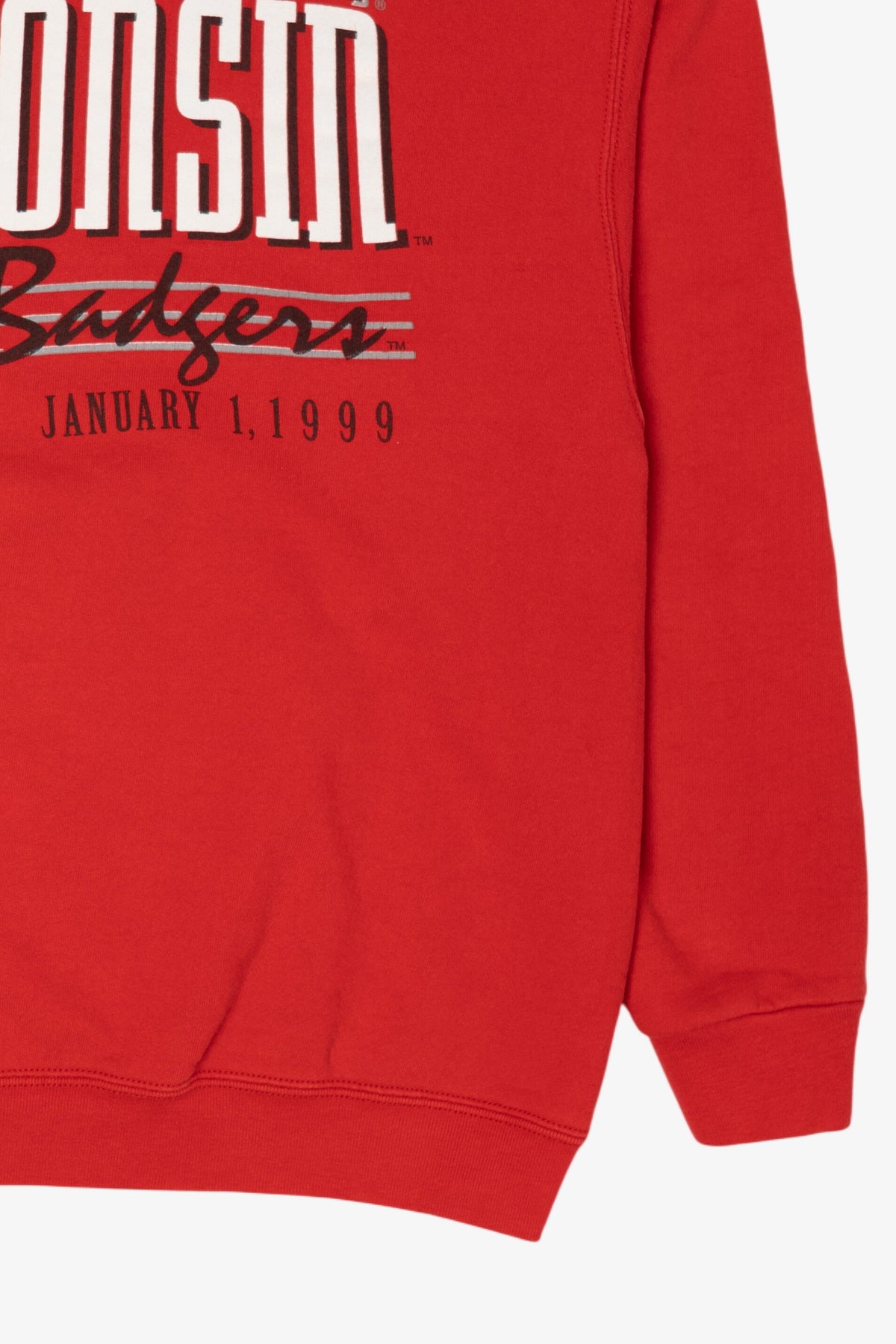 Vintage Red Wisconsin Badgers Rose Bowl Sweatshirt (1990s)