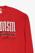Vintage Red Wisconsin Badgers Rose Bowl Sweatshirt (1990s)