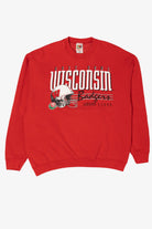 Vintage Red Wisconsin Badgers Rose Bowl Sweatshirt (1990s)