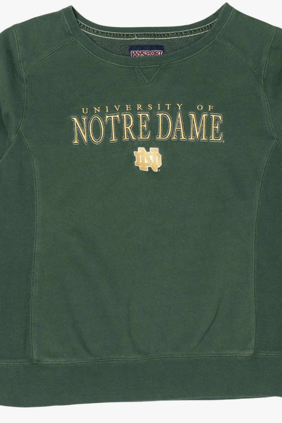 Vintage Green University Of Notre Dame Sweatshirt (1990s)