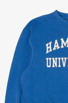 Vintage Blue Hampton University Sweatshirt (1990s)