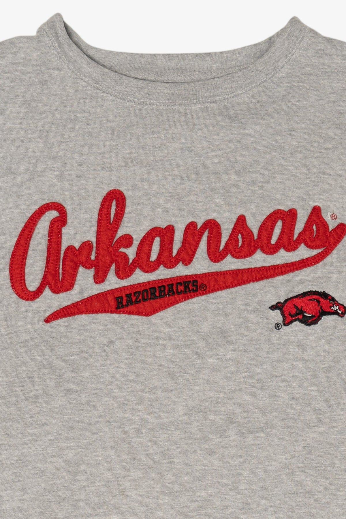 Vintage Gray Arkansas Razorbacks Sweatshirt (2000s)