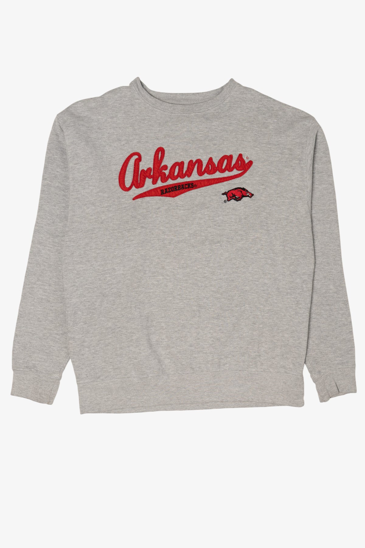 Vintage Gray Arkansas Razorbacks Sweatshirt (2000s)