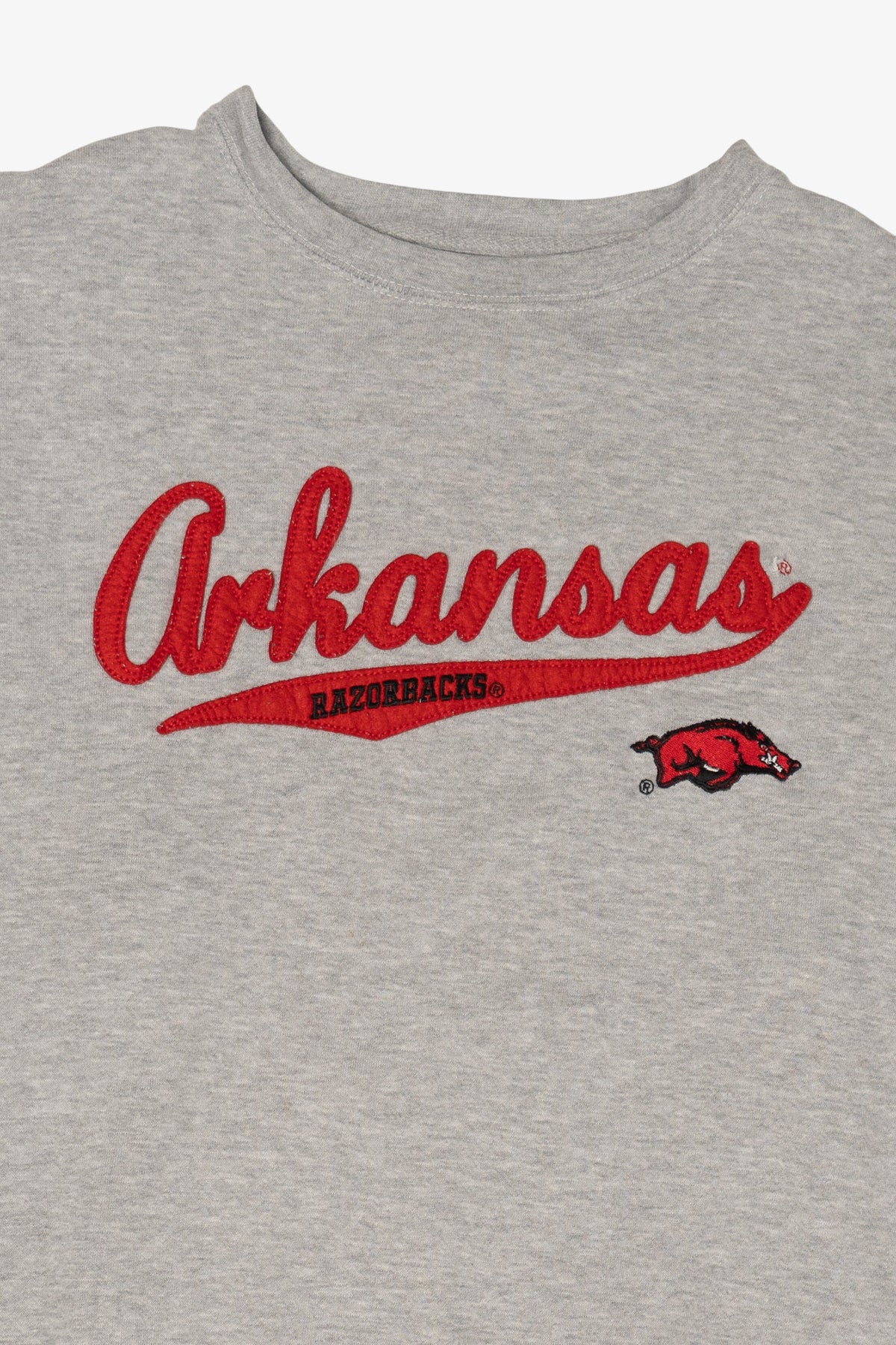 Vintage Gray Arkansas Razorbacks Sweatshirt (2000s)