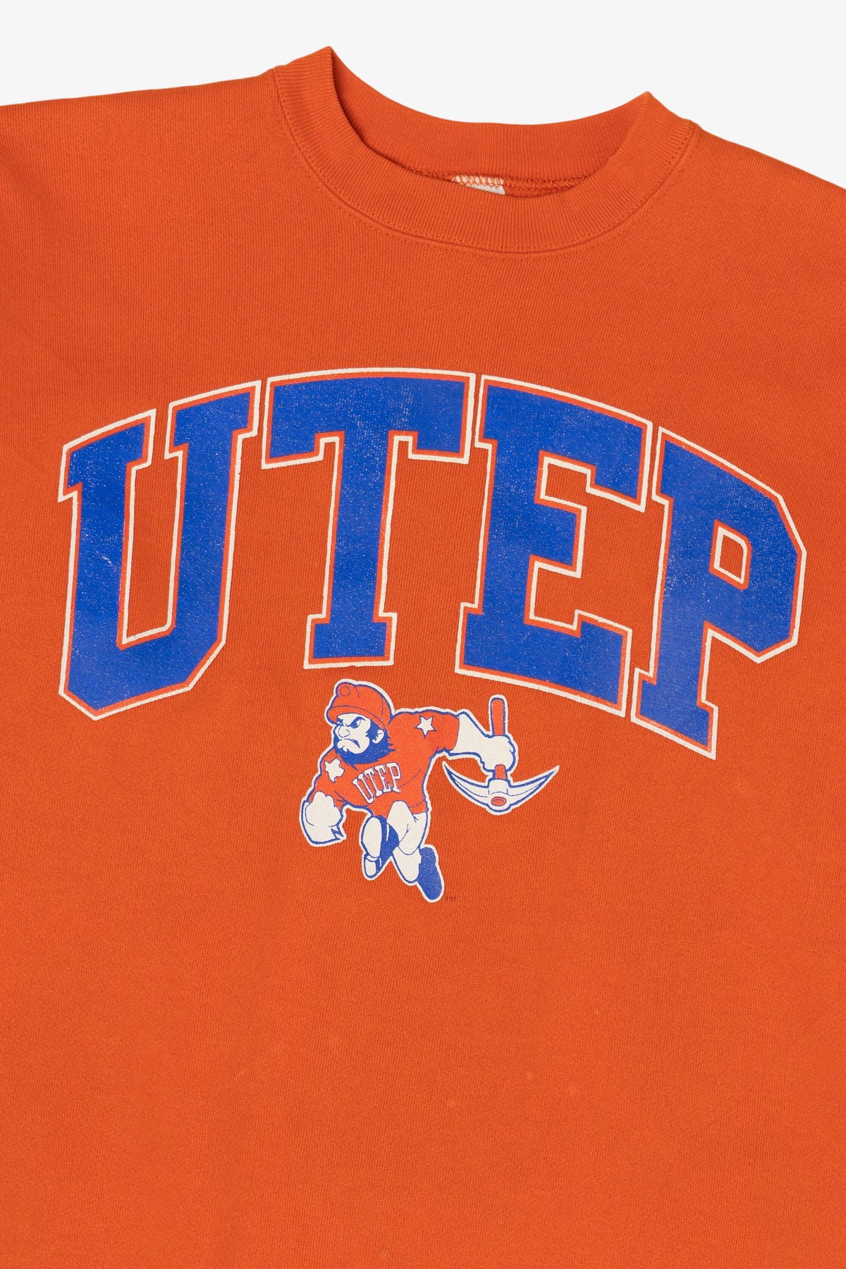 Vintage Orange University Of Texas At El Paso Sweatshirt (1980s)