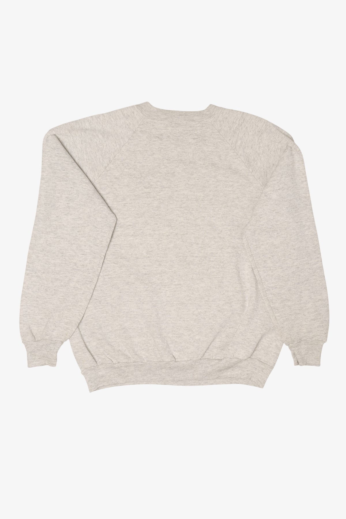 Vintage Light Gray Embossed Decatur Eagles Raglan Sweatshirt (1990s)