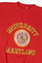 Vintage Red University Of Maryland Sweatshirt (1990s)