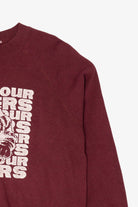 Vintage Burgundy Seymour Tigers Raglan Sweatshirt (1990s)