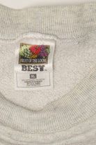 Vintage Distressed Light Gray "Butte" State Of Nebraska Sweatshirt (1990s)