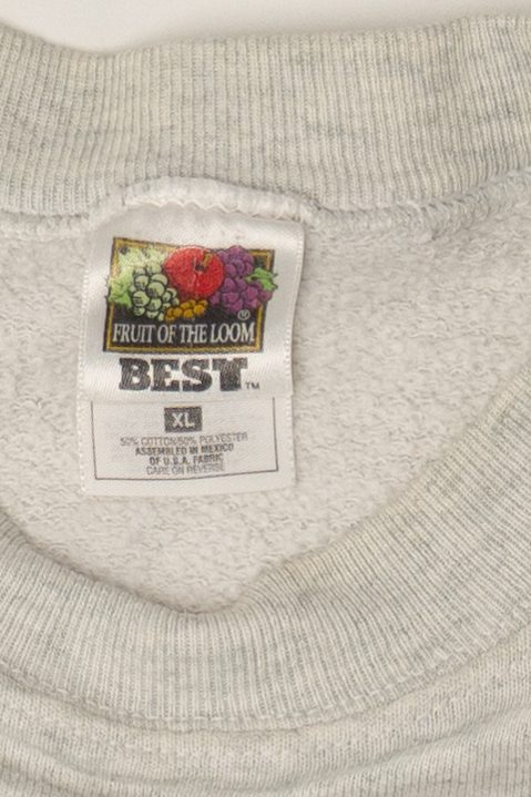 Vintage Distressed Light Gray "Butte" State Of Nebraska Sweatshirt (1990s)