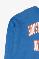 Vintage Blue Houston Baptist University Sweatshirt (1990s)