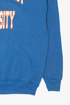 Vintage Blue Houston Baptist University Sweatshirt (1990s)