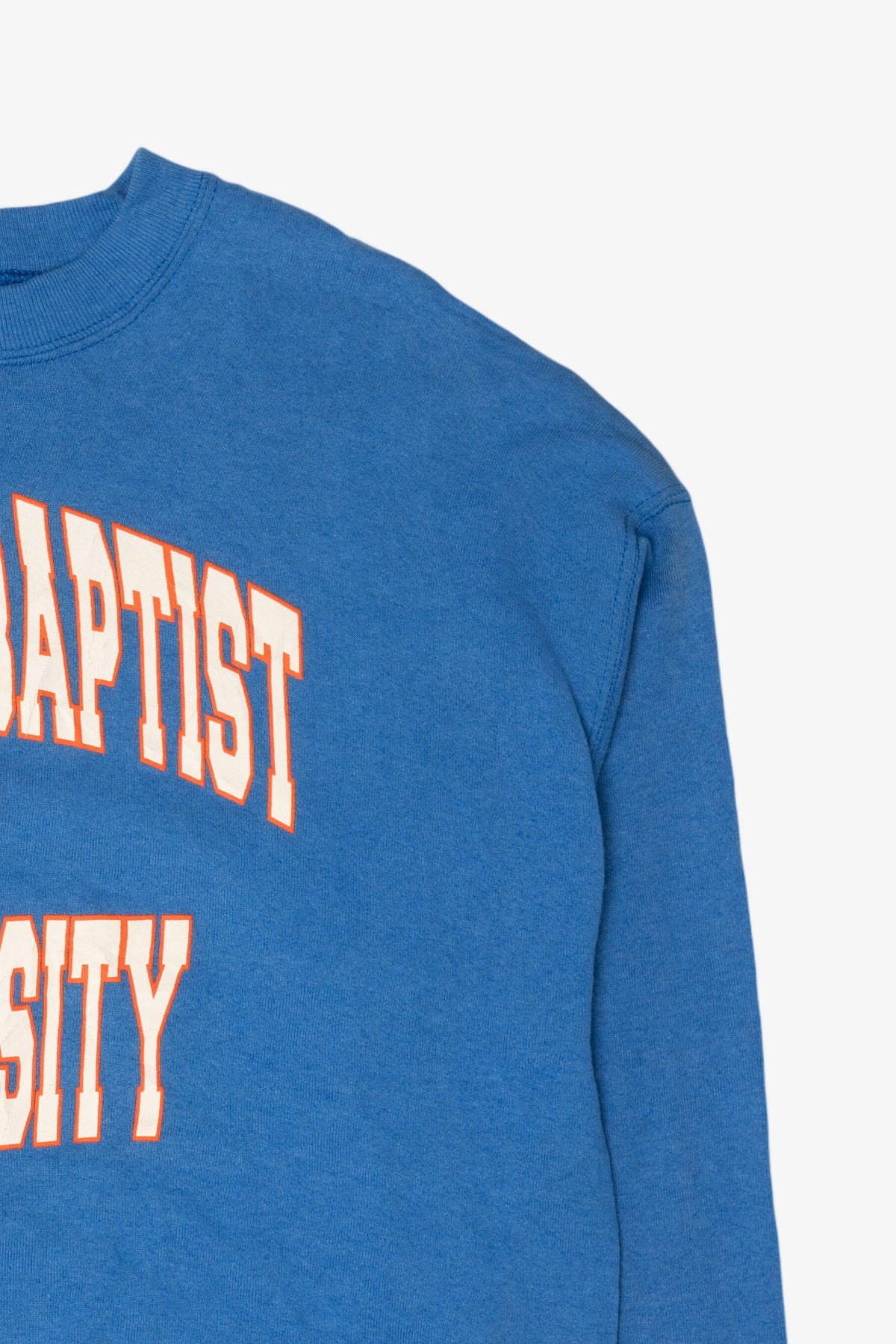 Vintage Blue Houston Baptist University Sweatshirt (1990s)