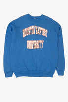 Vintage Blue Houston Baptist University Sweatshirt (1990s)