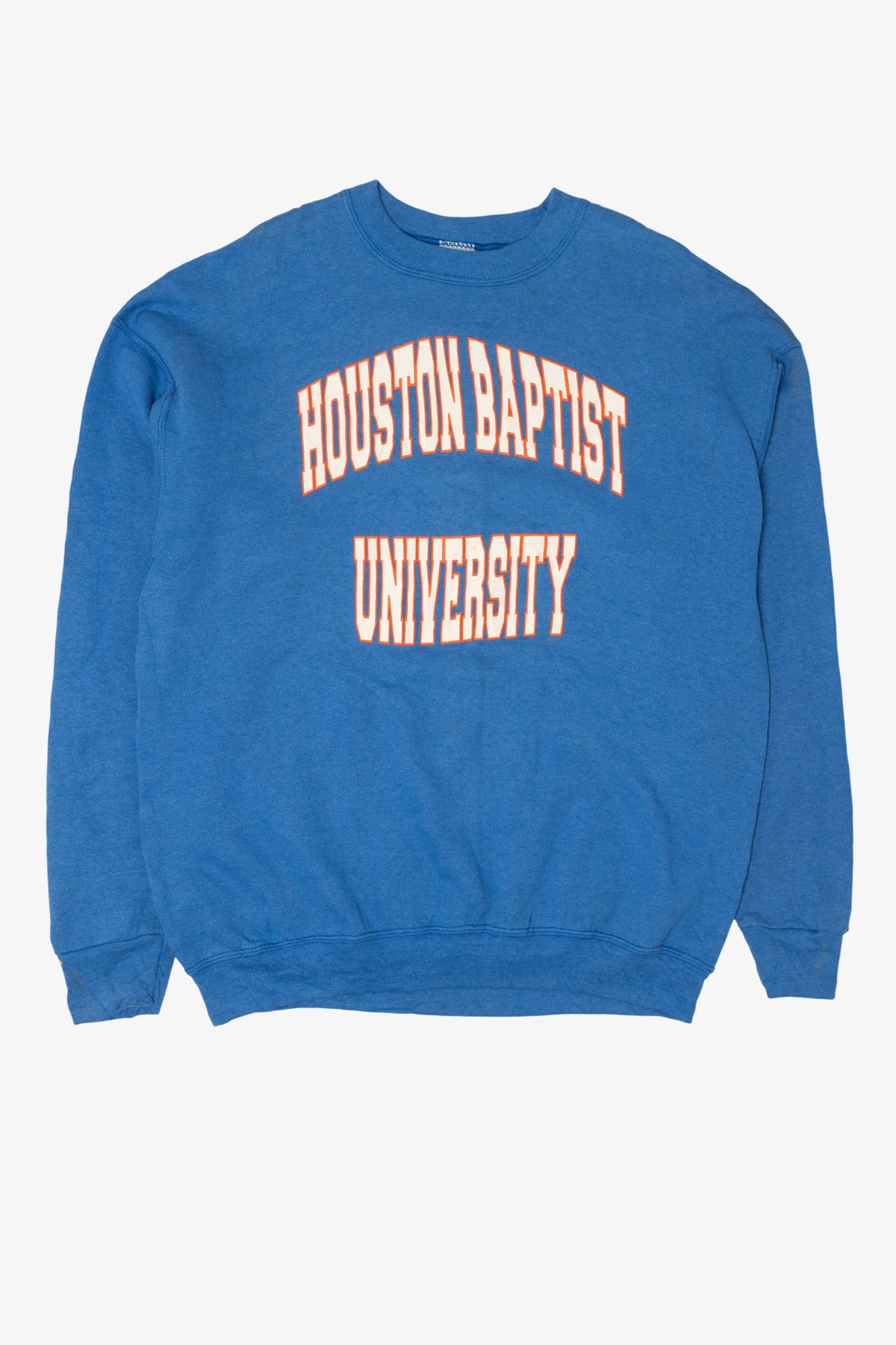 Vintage Blue Houston Baptist University Sweatshirt (1990s)