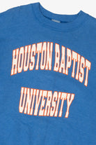 Vintage Blue Houston Baptist University Sweatshirt (1990s)