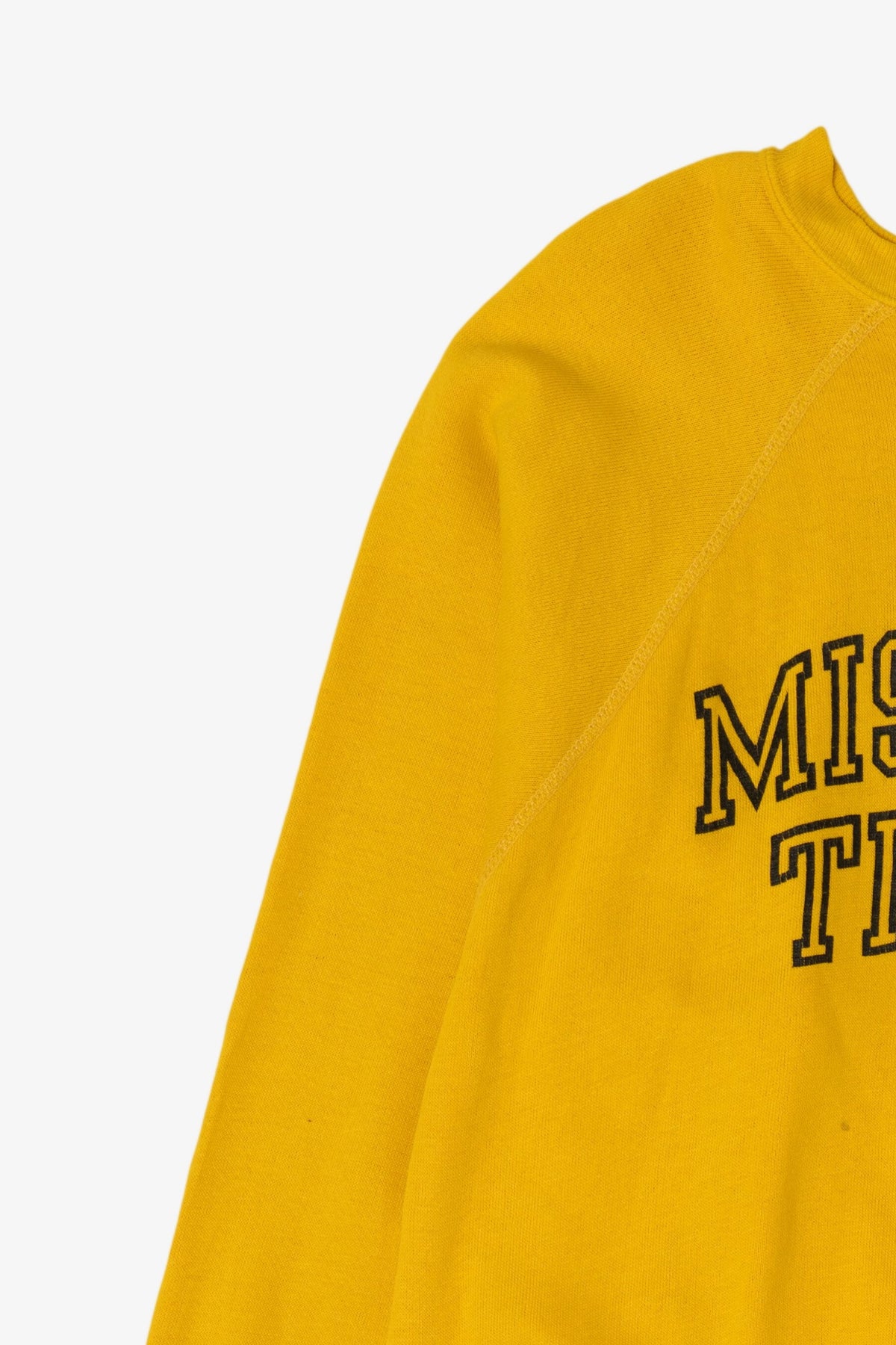 Vintage Yellow Missouri Tigers Sportswear Raglan Sweatshirt (1970s)