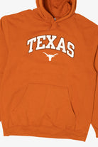 Vintage Orange NCAA Texas Longhorns Hooded Sweatshirt (2000s)