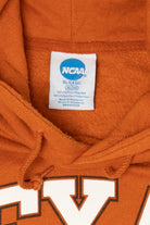 Vintage Orange NCAA Texas Longhorns Hooded Sweatshirt (2000s)