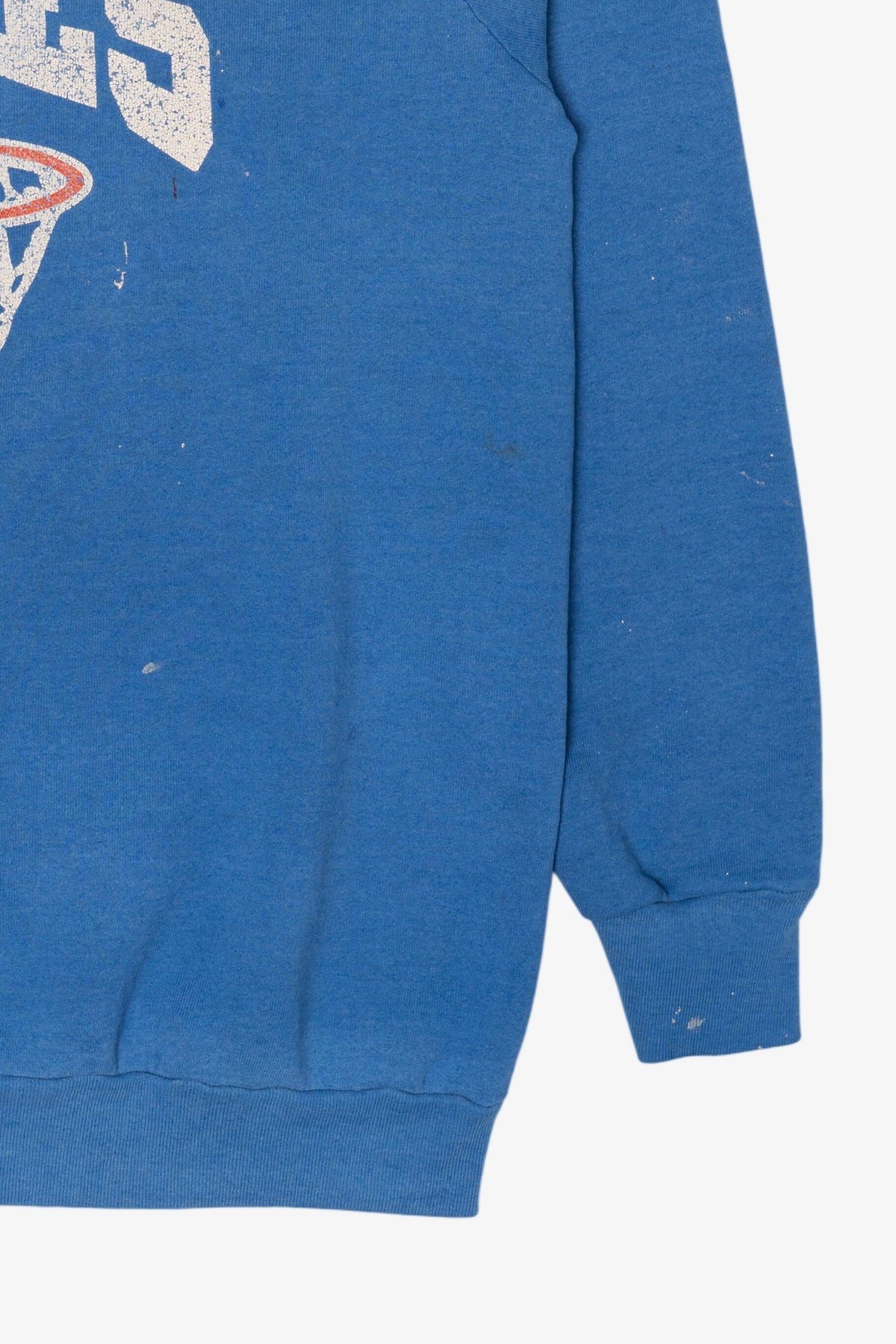 Vintage Blue Wheatland Mules Basketball Raglan Sweatshirt (1990s)