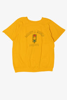 Vintage Yellow Garrett A. Morgan School Short Sleeve Raglan Sweatshirt (1990s)