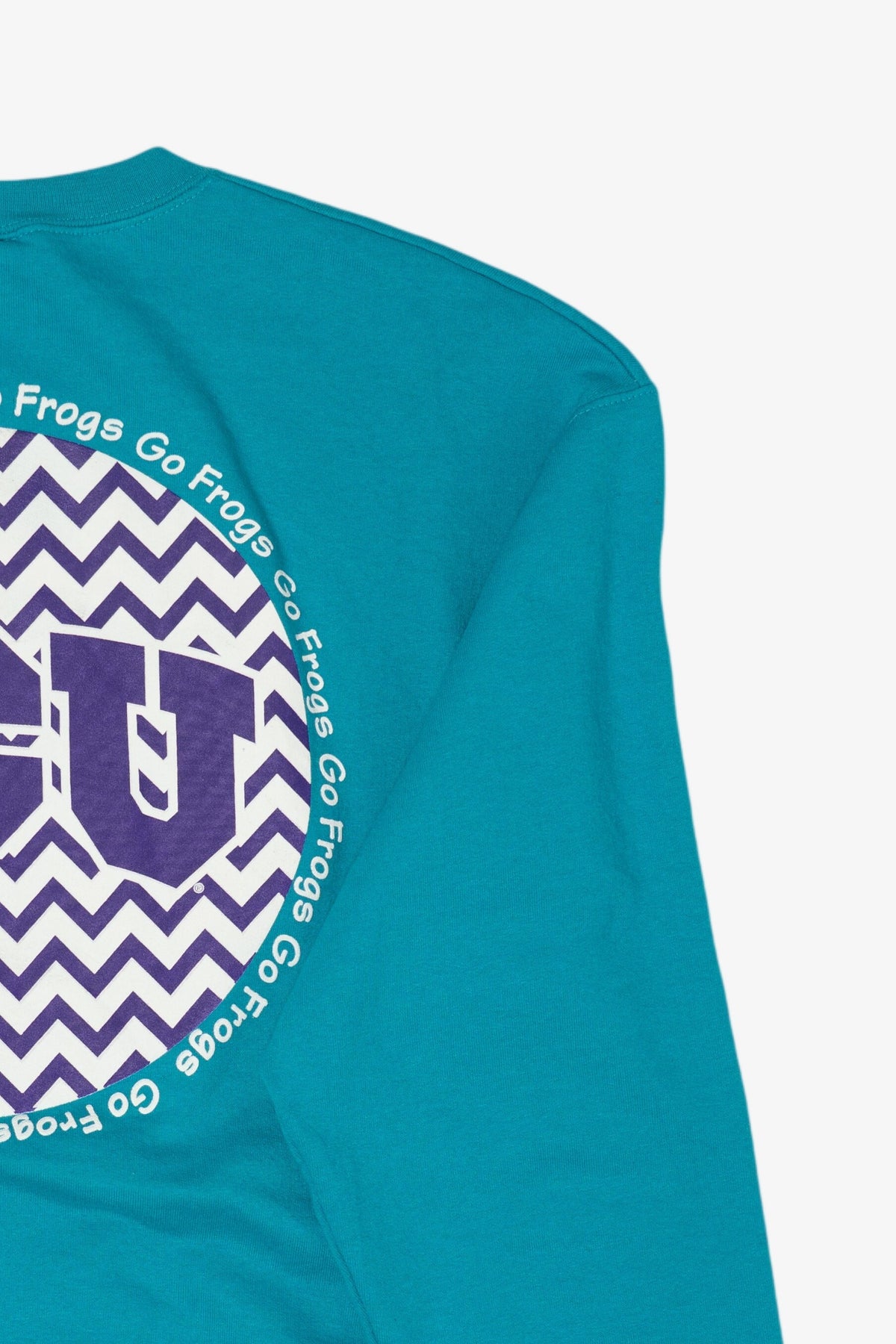 Vintage Teal Texas Christian University "Go Frogs" Sweatshirt (2000s)