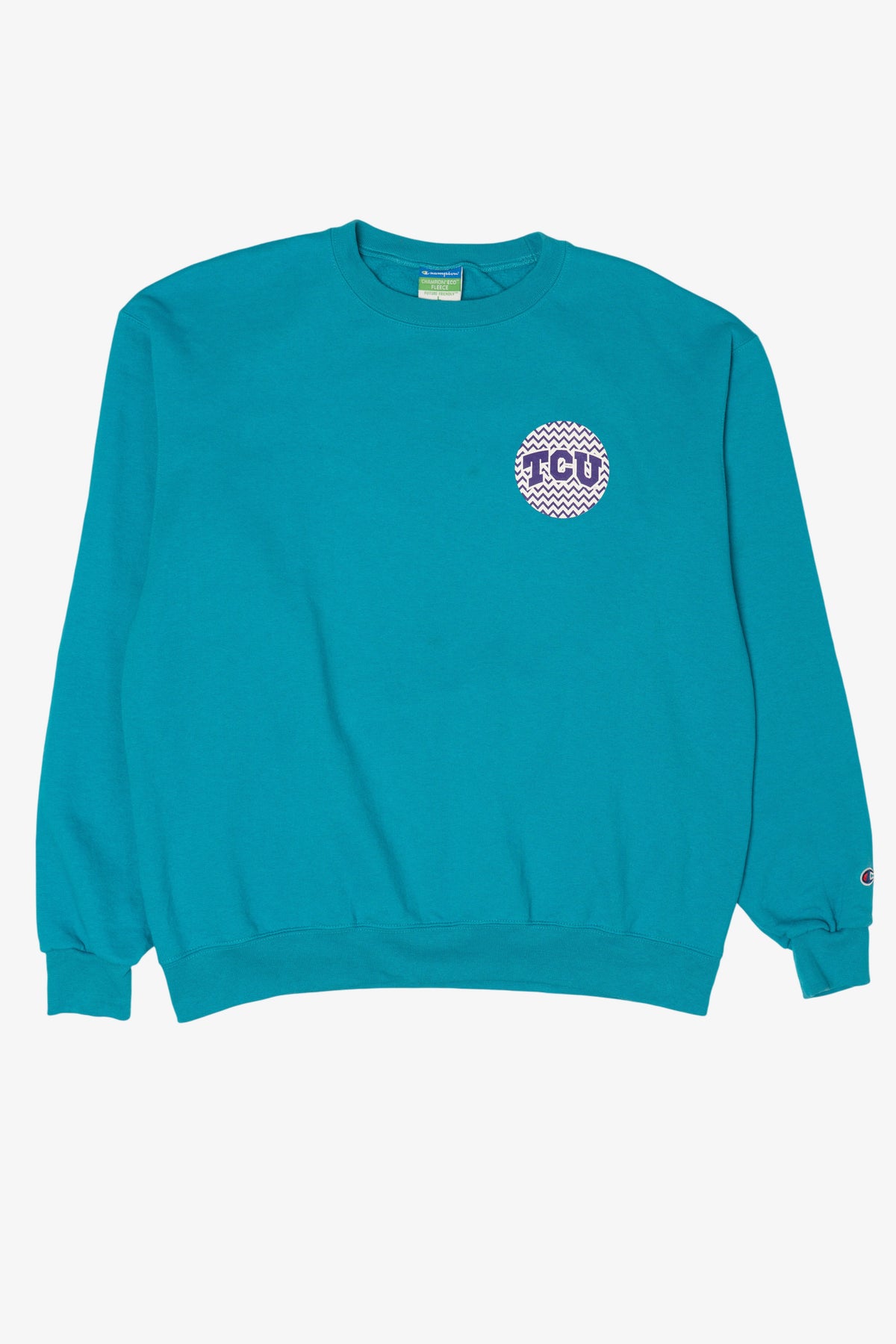 Vintage Teal Texas Christian University "Go Frogs" Sweatshirt (2000s)