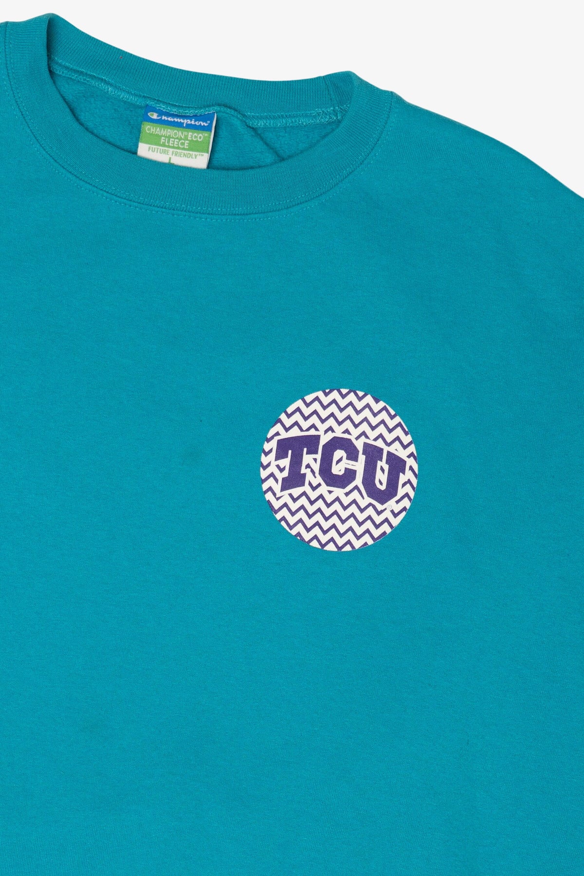 Vintage Teal Texas Christian University "Go Frogs" Sweatshirt (2000s)