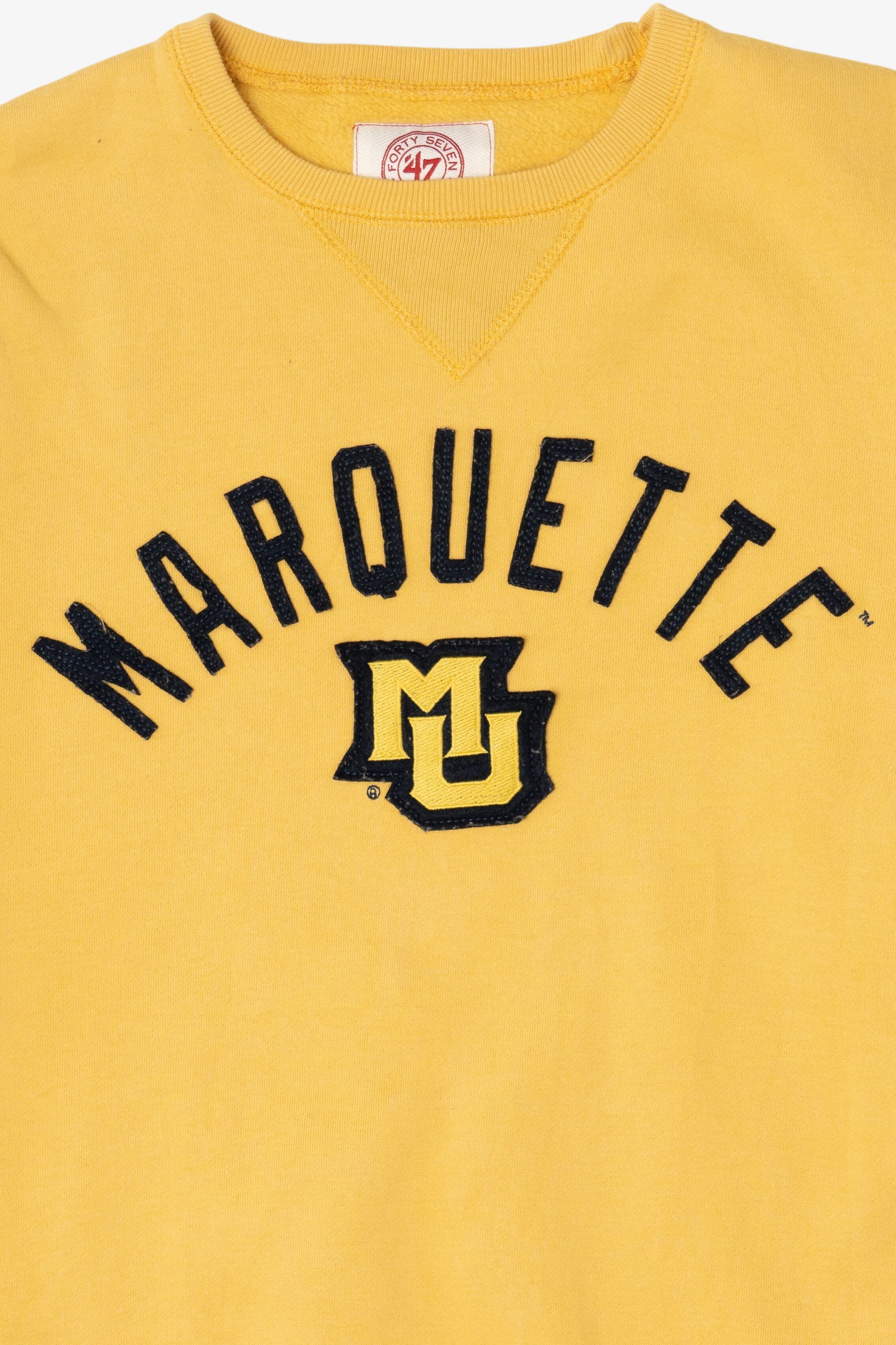 Yellow Marquette University Sweatshirt (2010s)