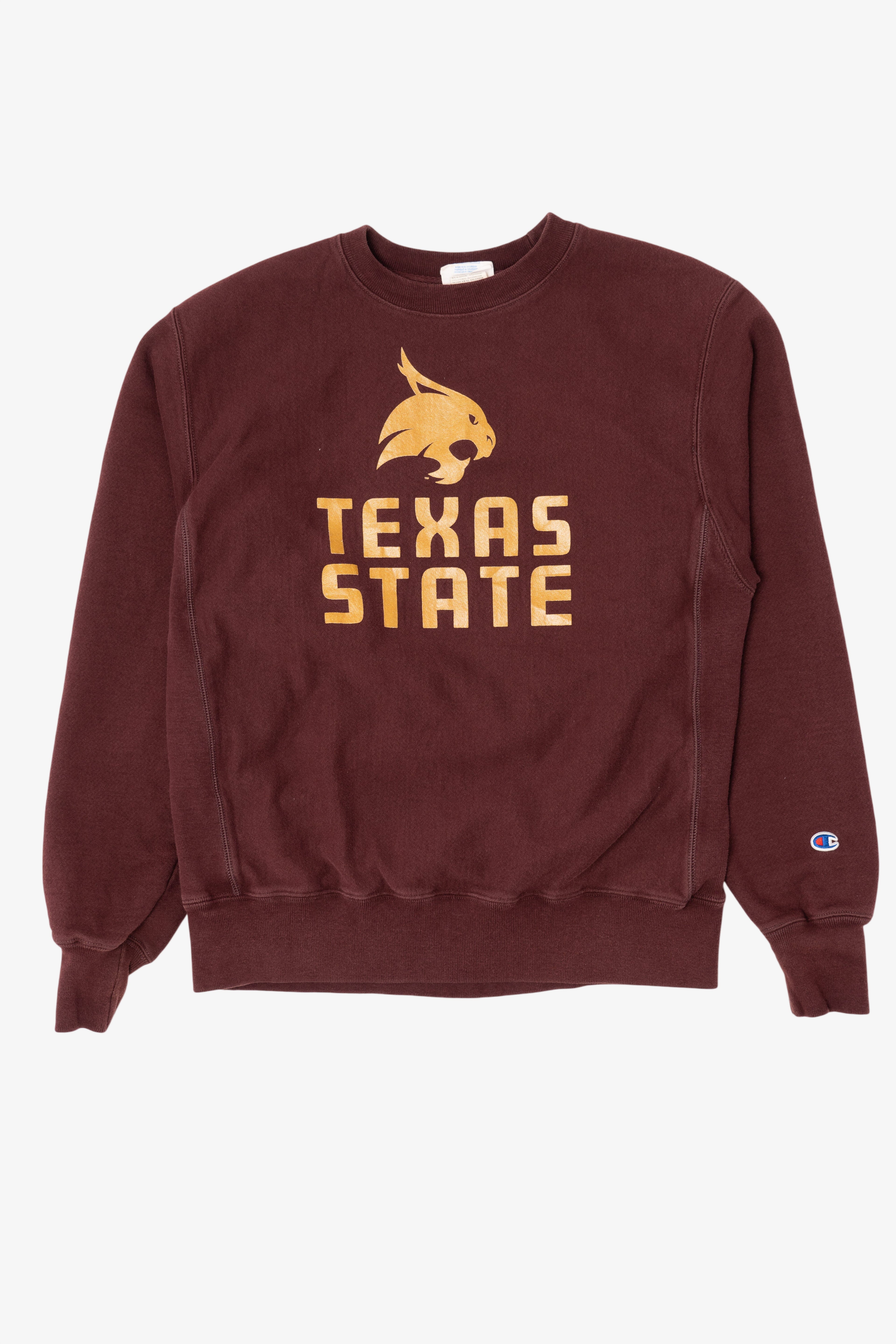 Burgundy Champion Texas State Sweatshirt (2010s)