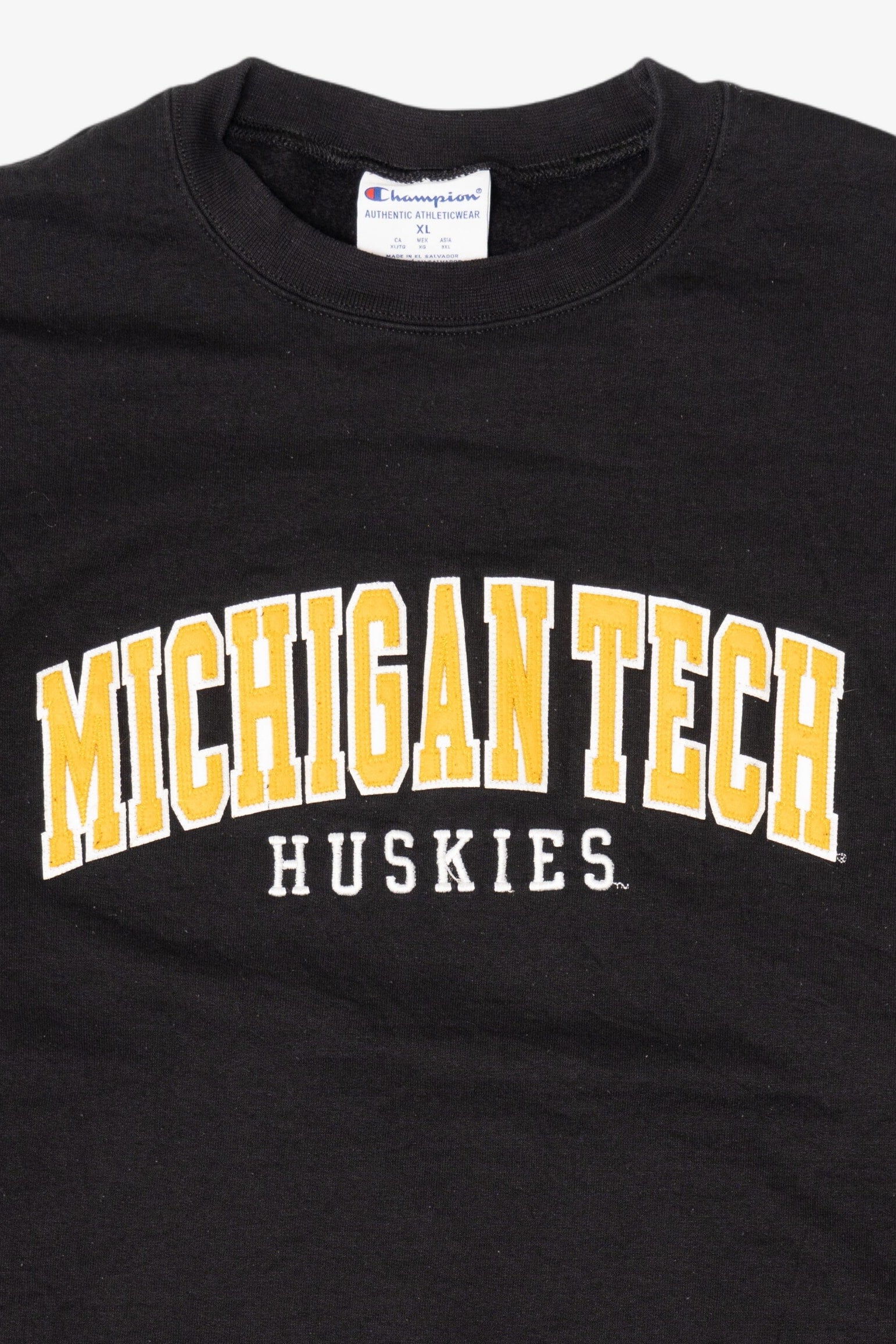 Black Michigan Tech Huskies Sweatshirt (2010s)