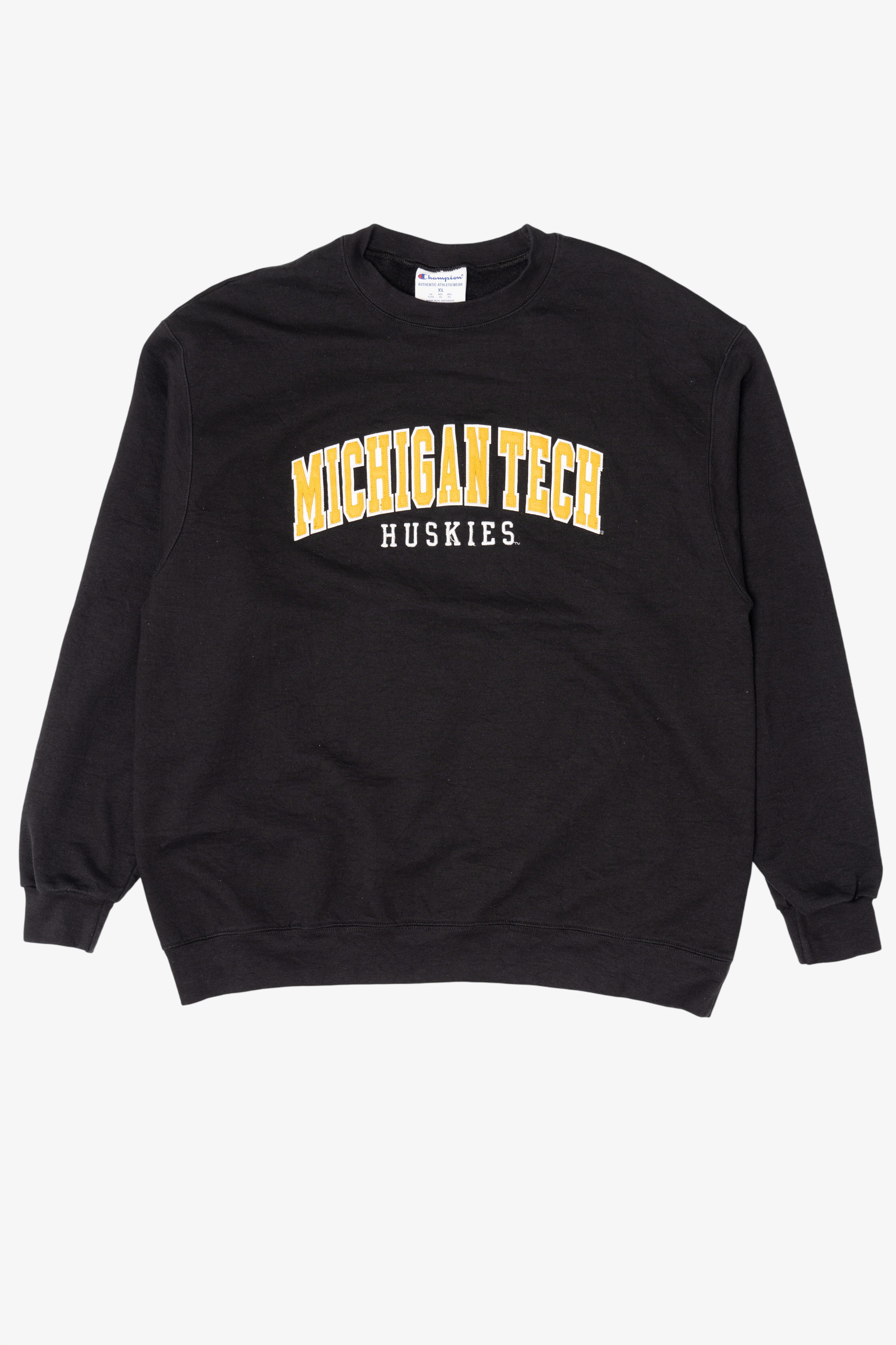Black Michigan Tech Huskies Sweatshirt (2010s)
