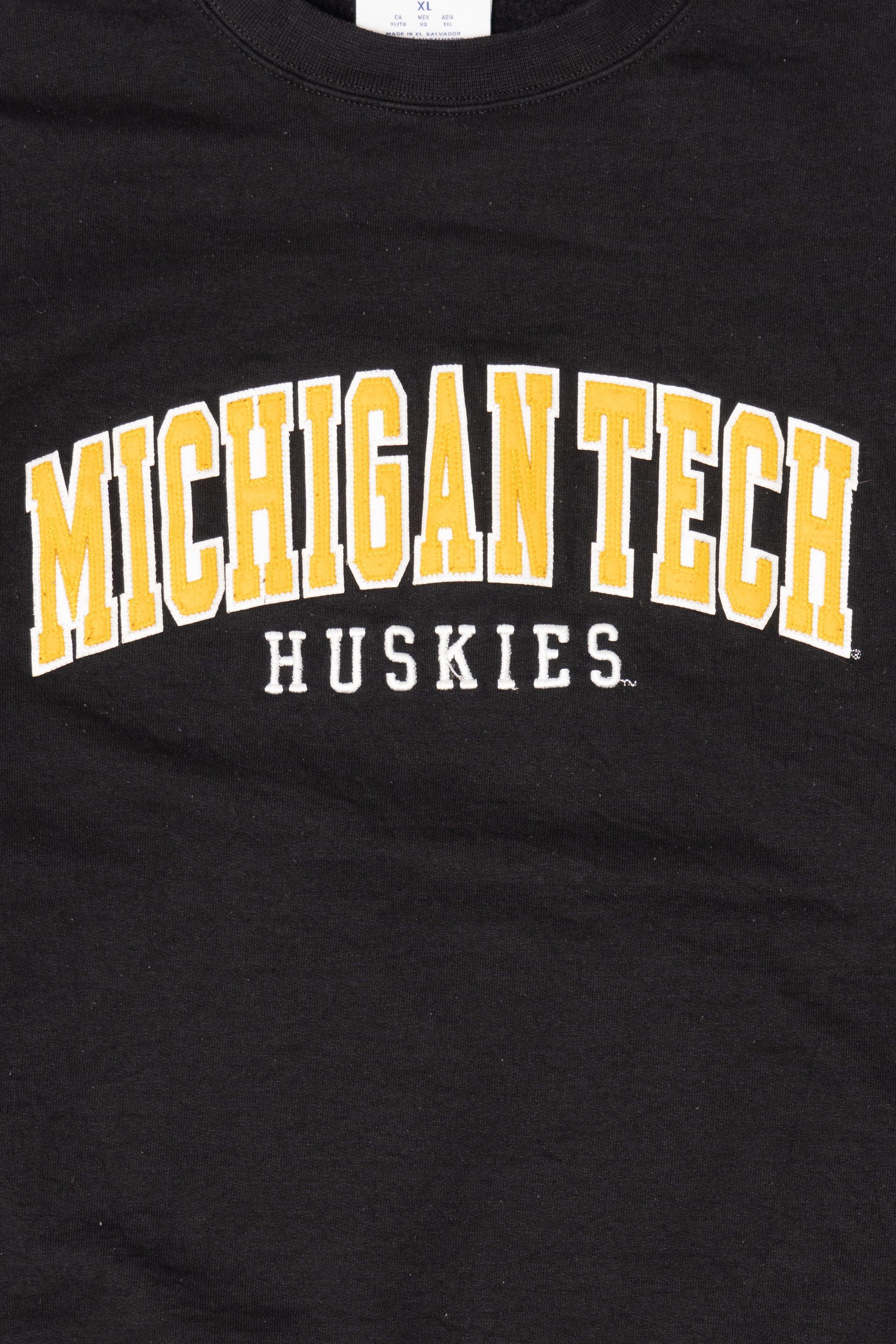Black Michigan Tech Huskies Sweatshirt (2010s)
