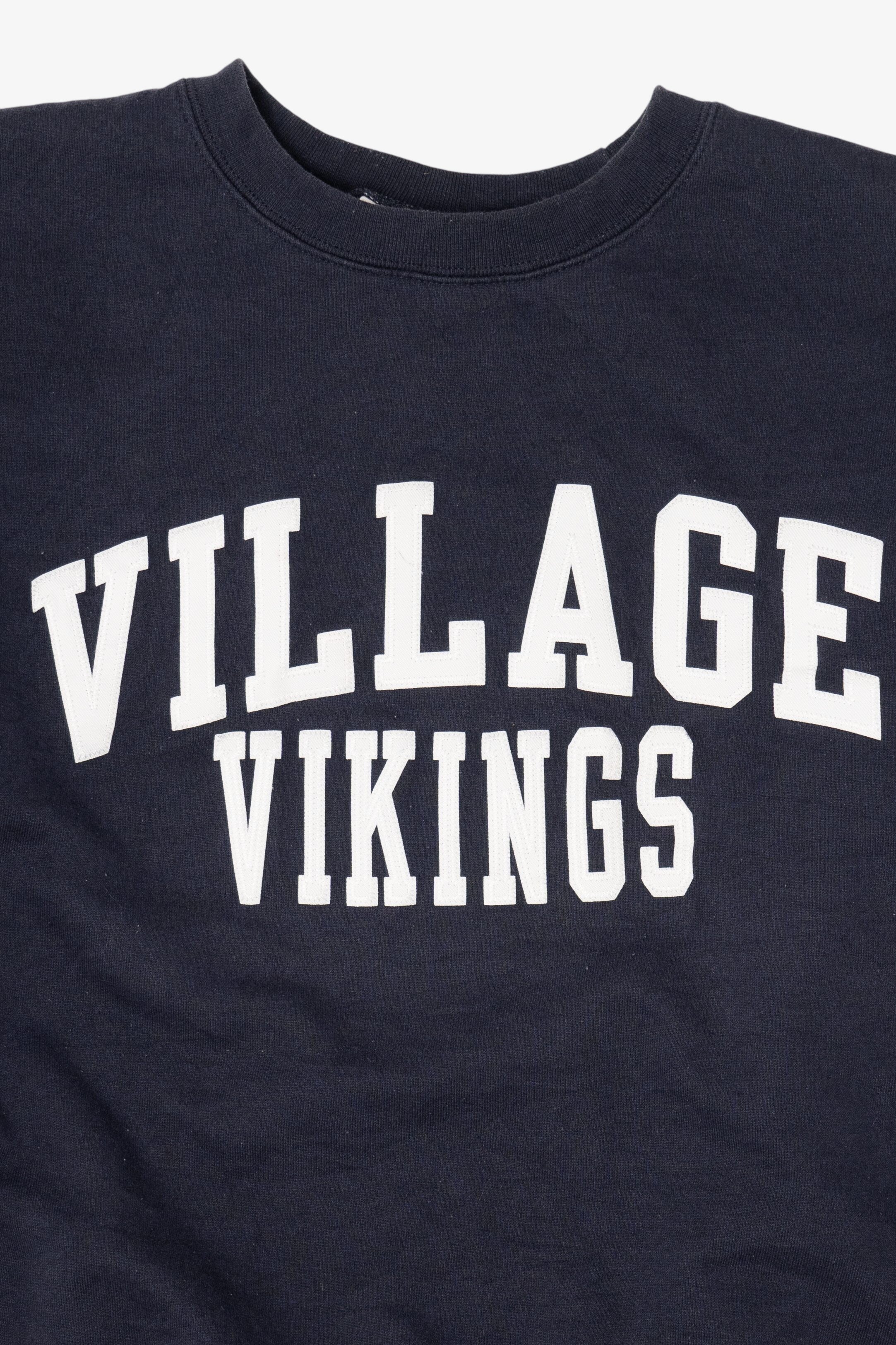Navy Blue Champion Village Vikings Sweatshirt (2010s)