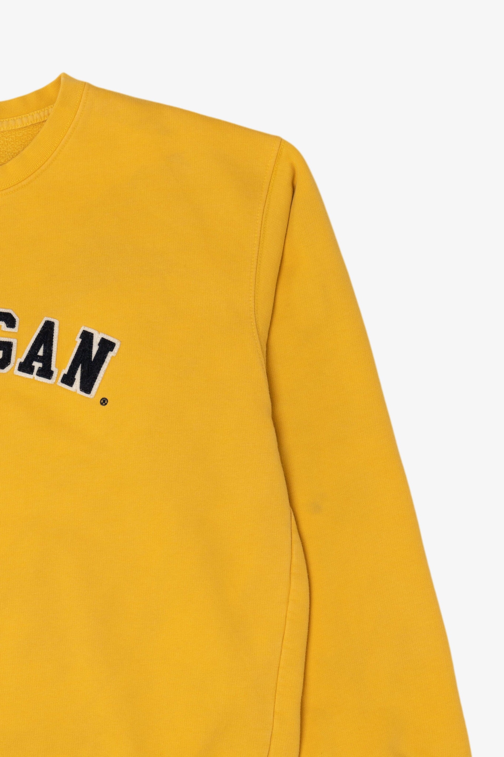 Yellow Lands' End "Michigan" Sweatshirt (2020s)