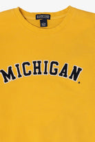 Yellow Lands' End "Michigan" Sweatshirt (2020s)