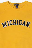 Yellow Lands' End "Michigan" Sweatshirt (2020s)