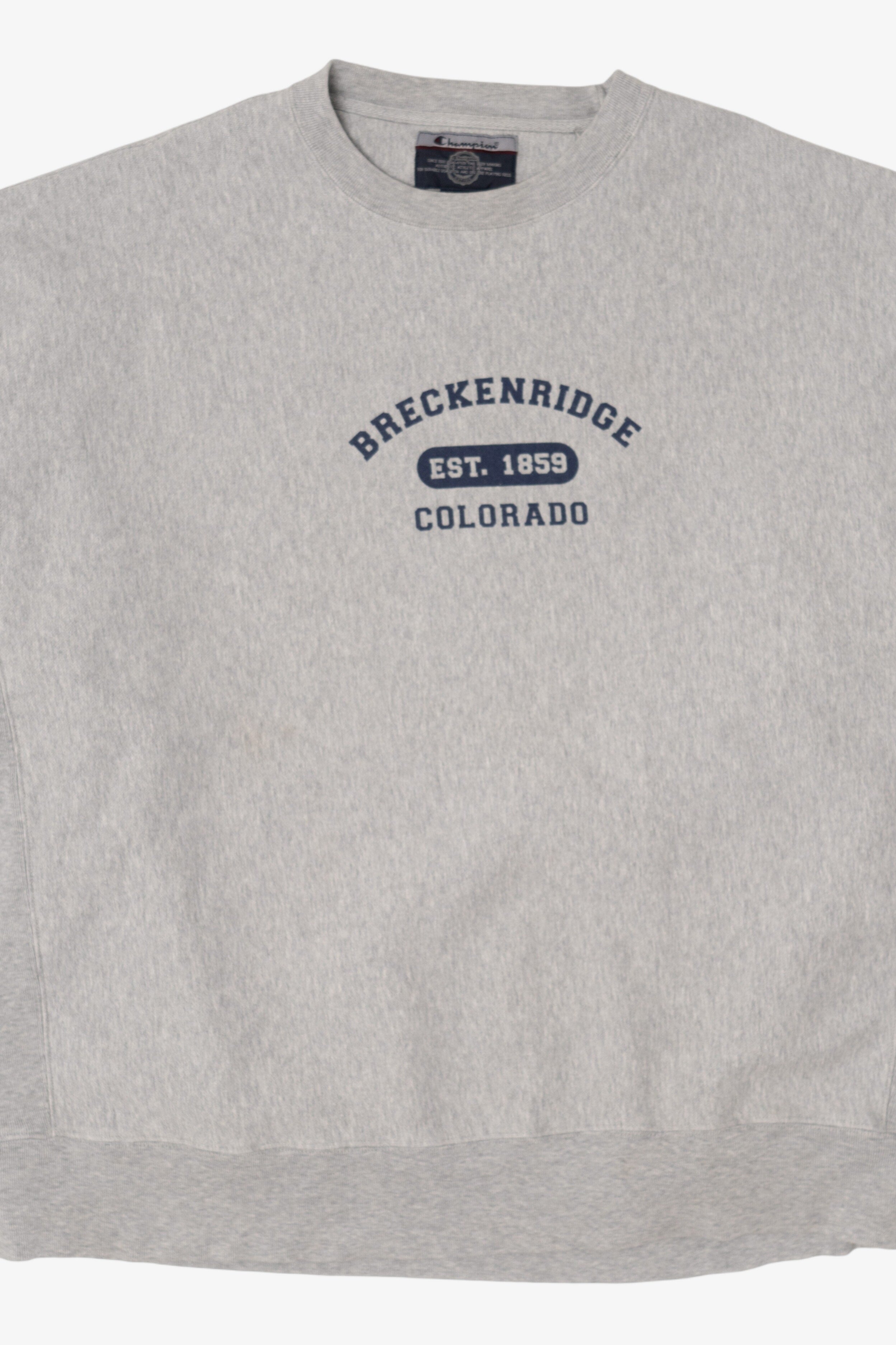 Gray Breckenridge Colorado Sweatshirt (2010s)