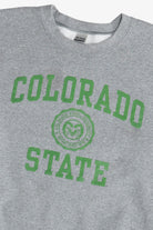 "Colorado State" Colorado State University Crest College Sweatshirt (2010s)