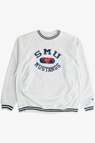 Distressed "SMU Mustangs" Champion University Sweatshirt (2010s)