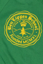 Vintage Green Ben Lippen School Sweatshirt (1990s)