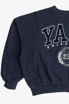"Yale University" Oversized Cropped Sweatshirt (2020s)