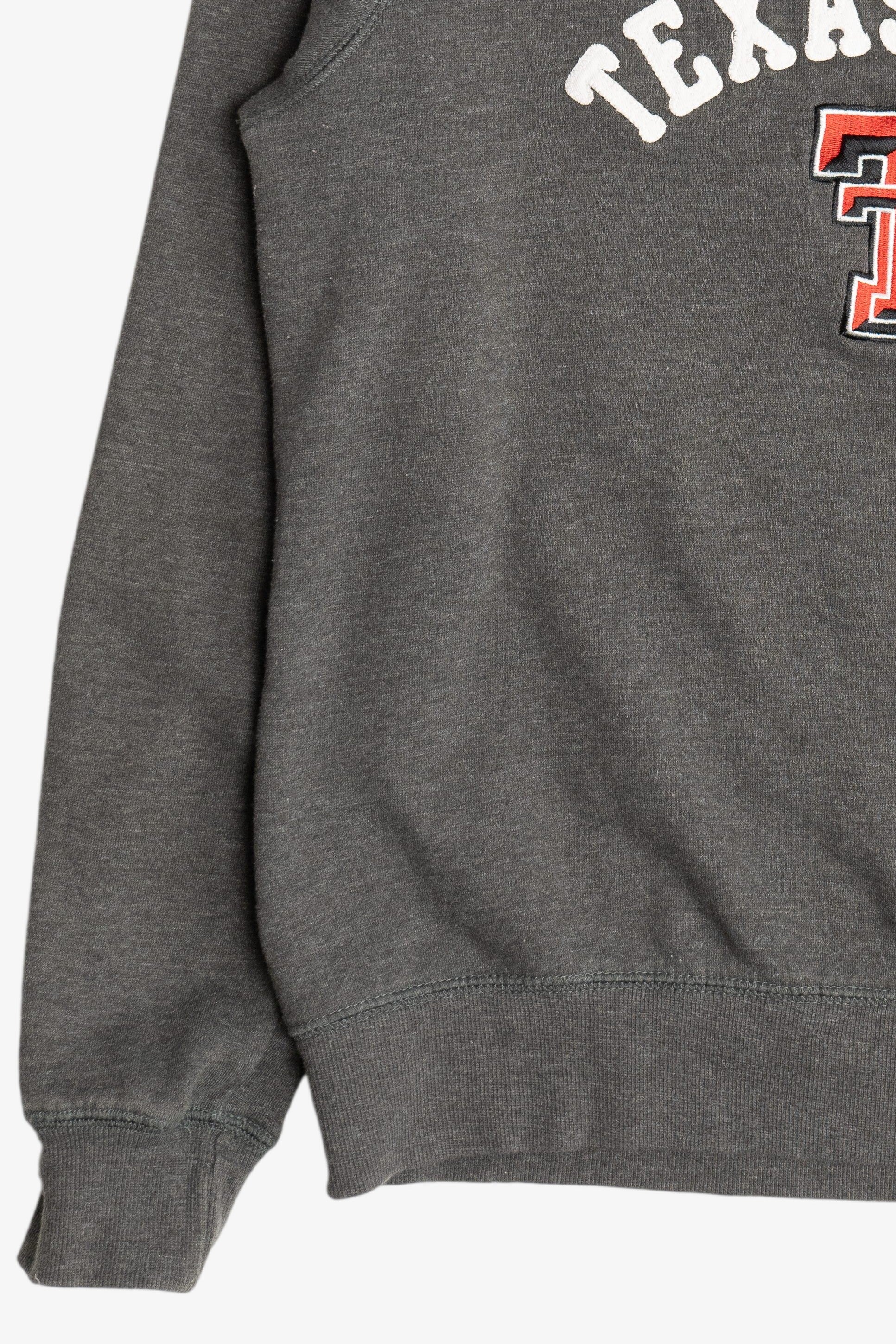 "Texas Tech" Embroidered Logo College Sweatshirt (2020s)