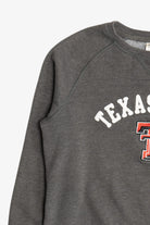 "Texas Tech" Embroidered Logo College Sweatshirt (2020s)