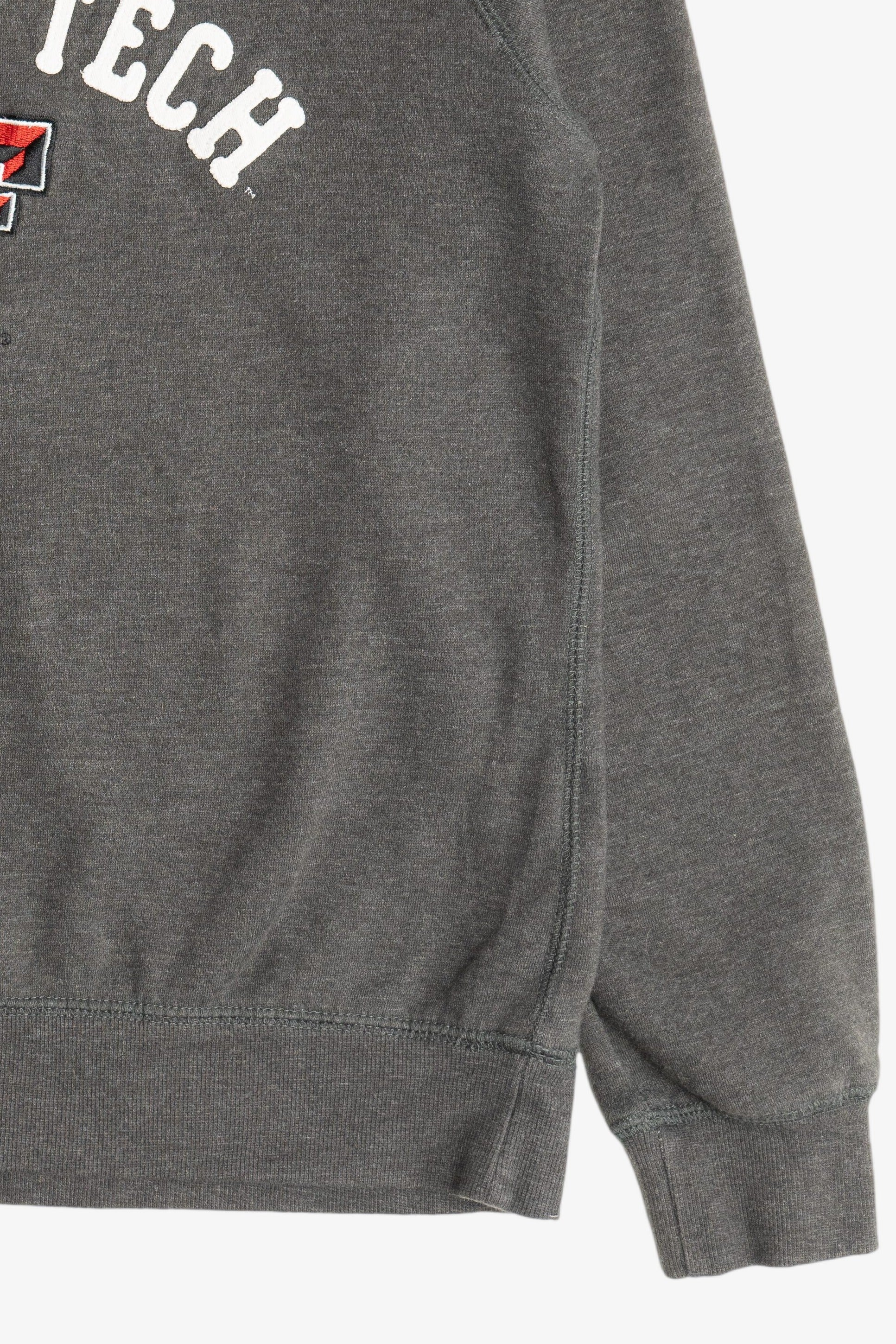 "Texas Tech" Embroidered Logo College Sweatshirt (2020s)